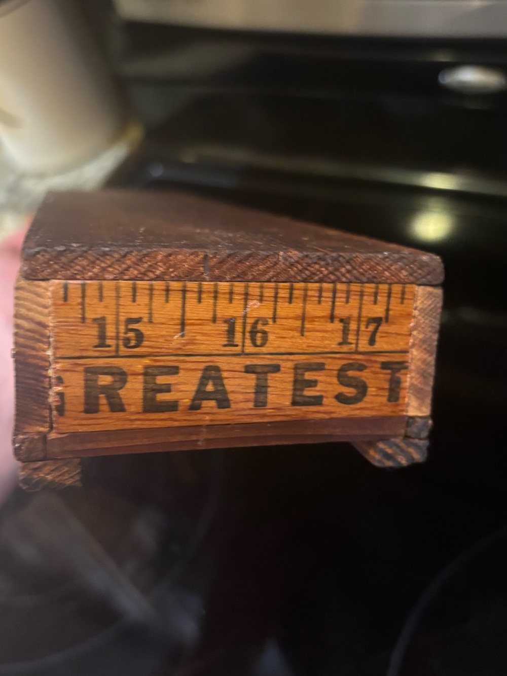 Vintage Craftsman Folding Ruler Handmade Display Shelf Folk Art - Picture 7 of 7